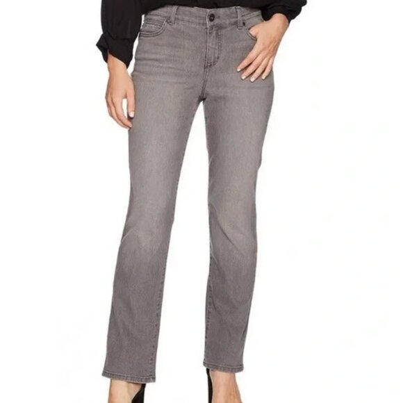 Additions by Chico's Jeans Womens Straight Leg 5-Pocket Stretch Denim Size 1S - Picture 1 of 6